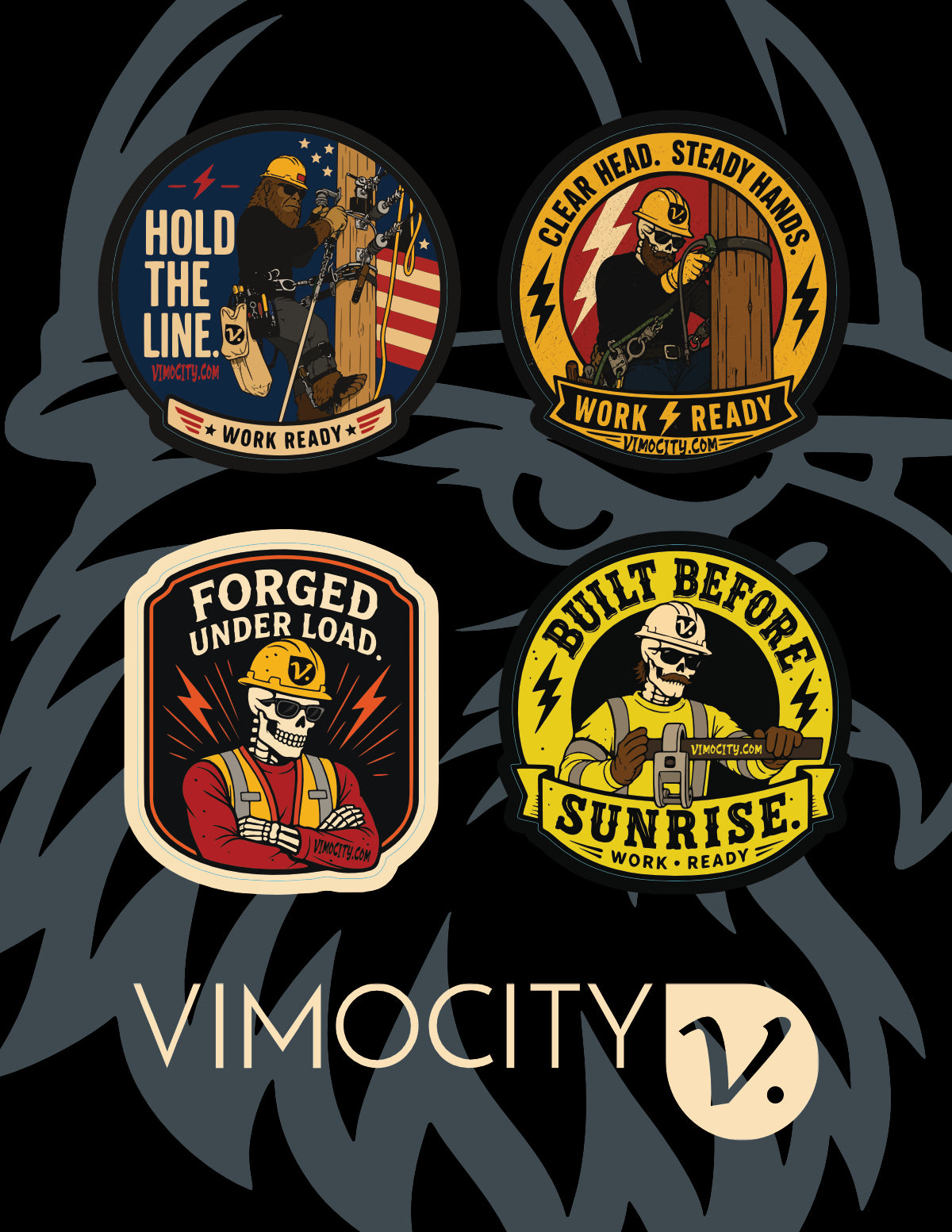 Vimocity Sticker Pack (Free with  Performance Tools)